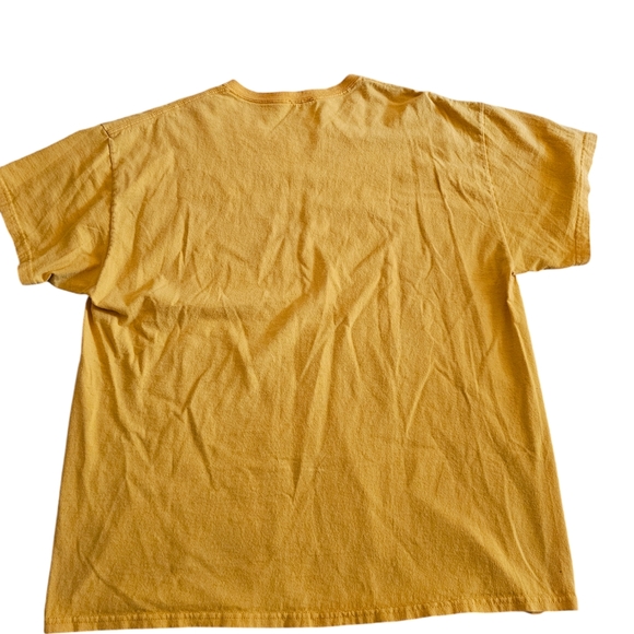 Vintage The Lion King on Broadway Tee T shirt Aop size 2XL Yellow Large Print - Picture 3 of 4